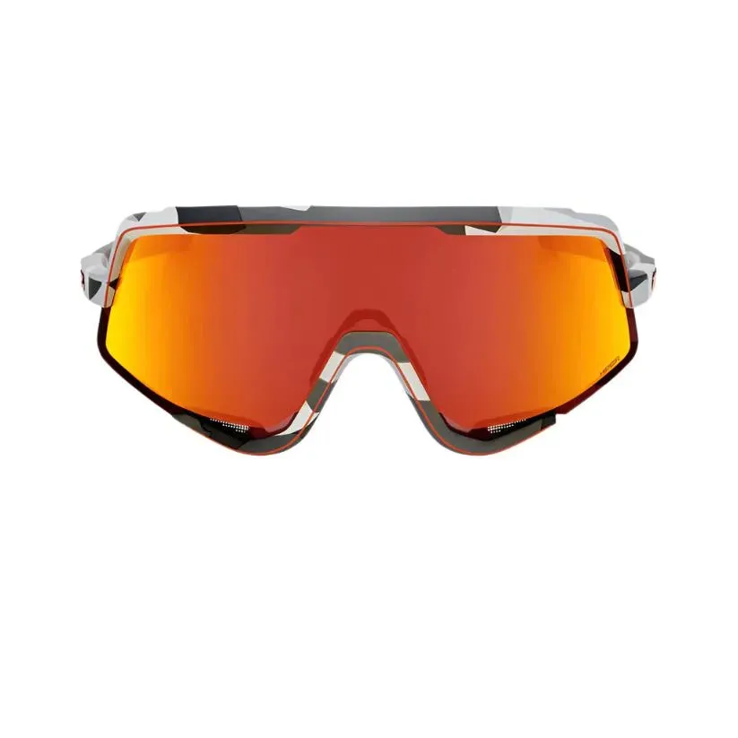 100% Glendale Sport Sunglasses (Red Multilayer/Soft Tact Grey Camo)