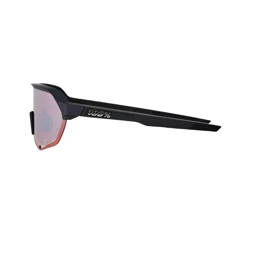 100% S2 Sport Sunglasses (Crimson Silver/Soft Tact Black)