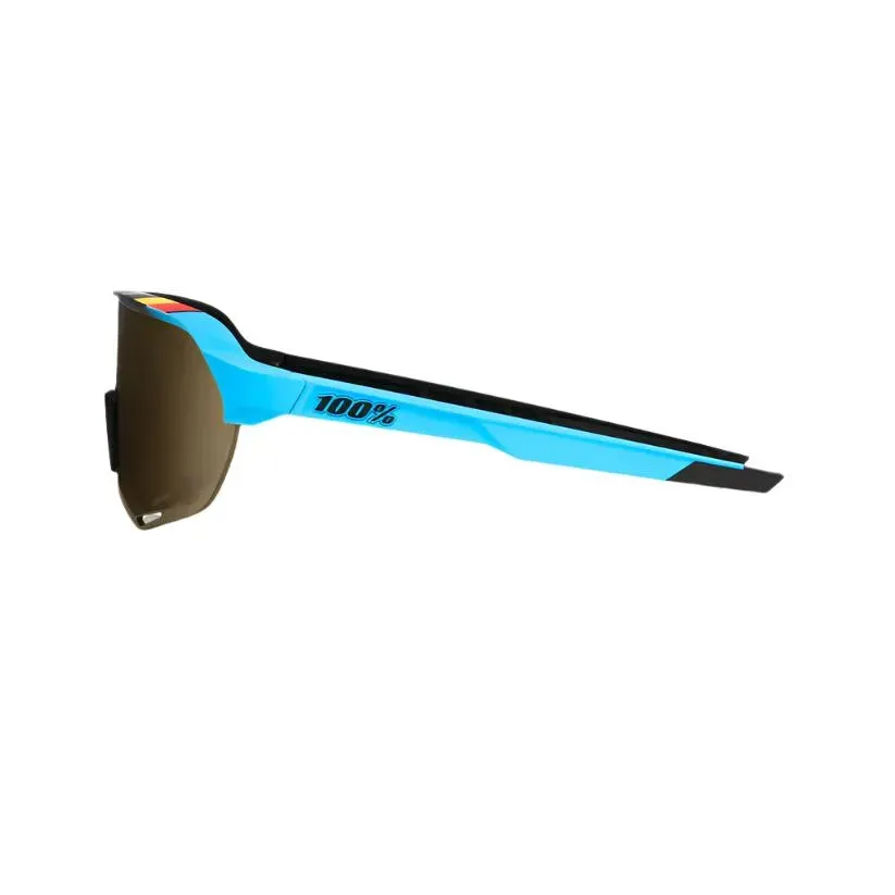 100% S2 Sport Sunglasses (Soft Gold/BWR Black)