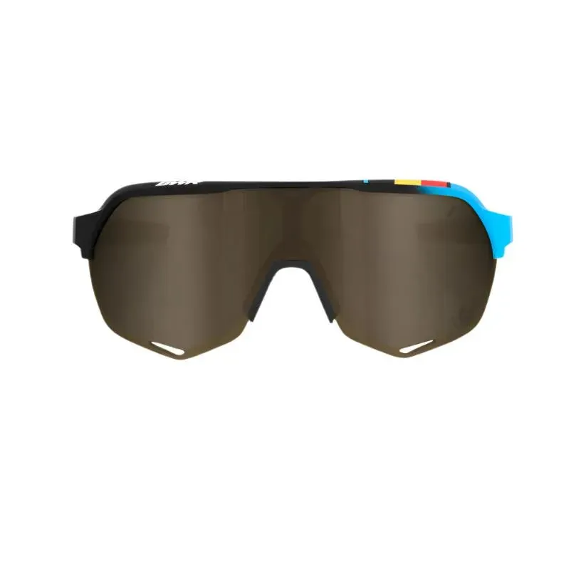 100% S2 Sport Sunglasses (Soft Gold/BWR Black)