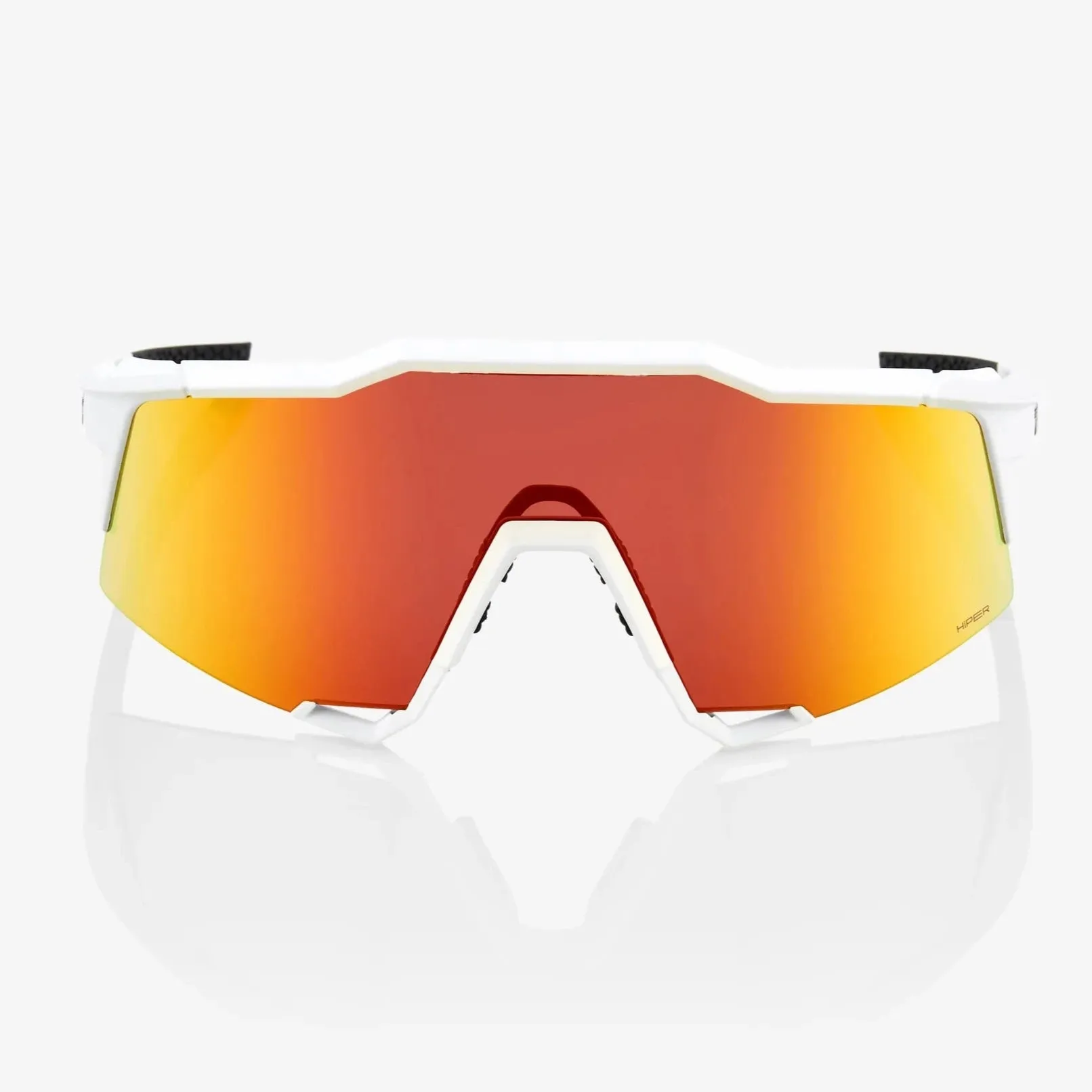 100% Speedcraft glasses - Tact Off White HiPER Red Multilayer Mirror