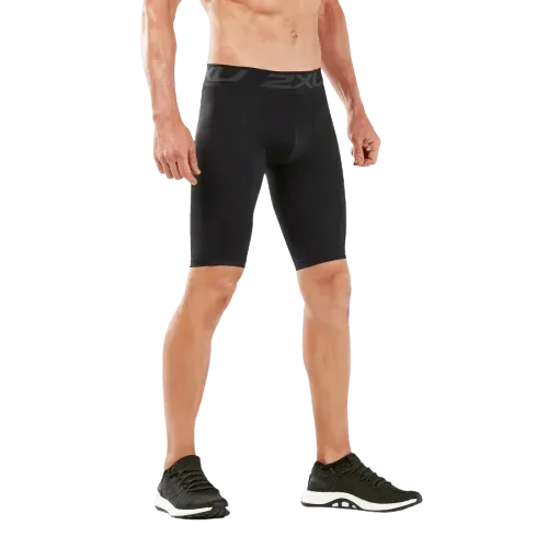 2XU Accelerate G2 Men's Compression Shorts (Black/Silver)