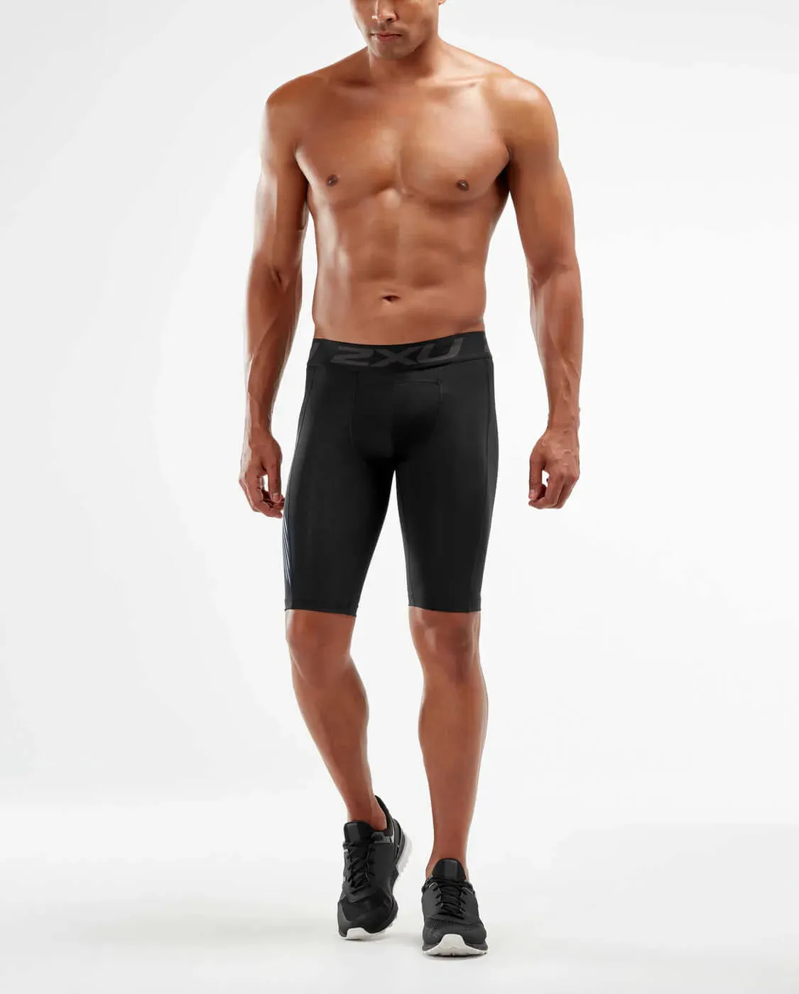 2XU Accelerate G2 Men's Compression Shorts (Black/Silver)