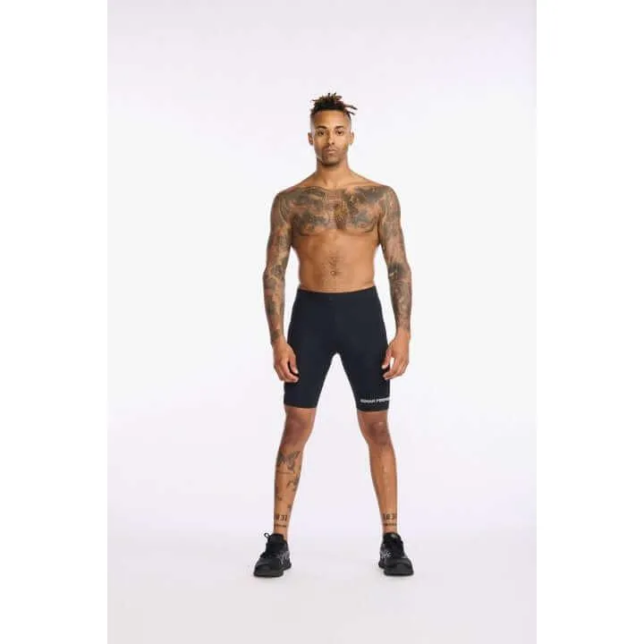 2XU Aero 9 Inch Men's Triathlon Shorts (Black/White)