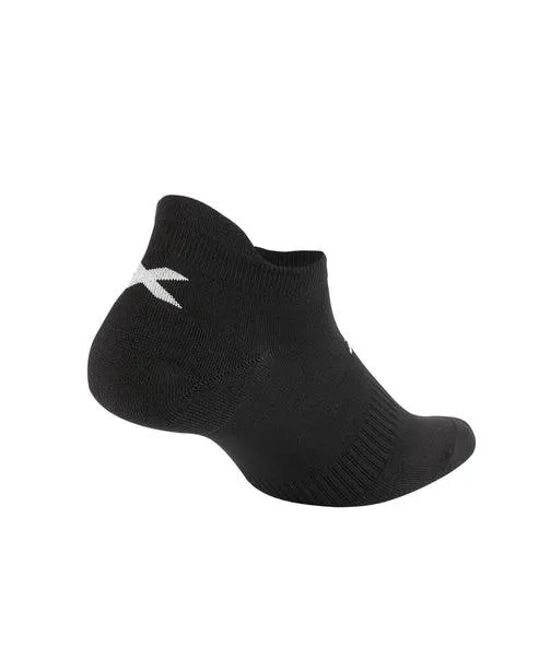 2XU Ankle Unisex Running Socks - Pack of 3 (Black/White)