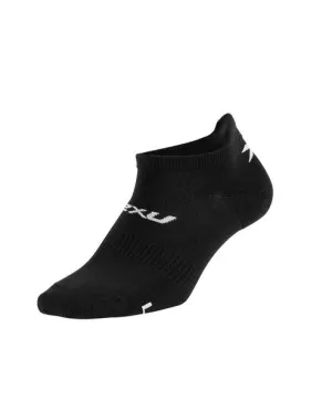 2XU Ankle Unisex Running Socks - Pack of 3 (Black/White)