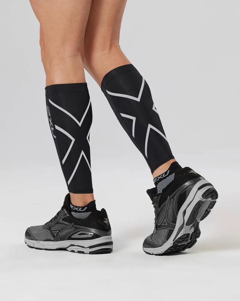 2XU Compression Calf Guard (Black/Black)