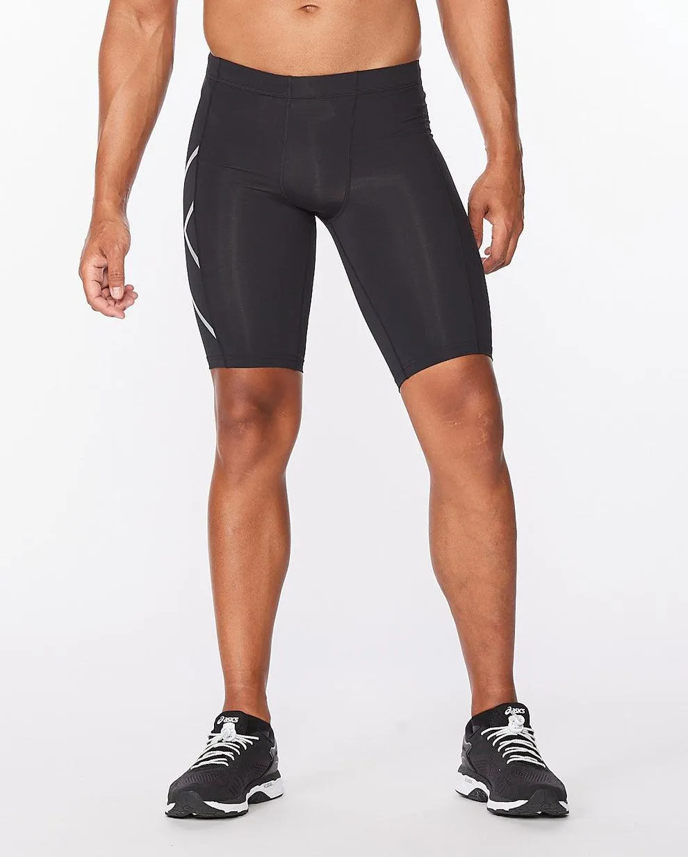 2XU Core Men's Compression Shorts (Black/Silver)