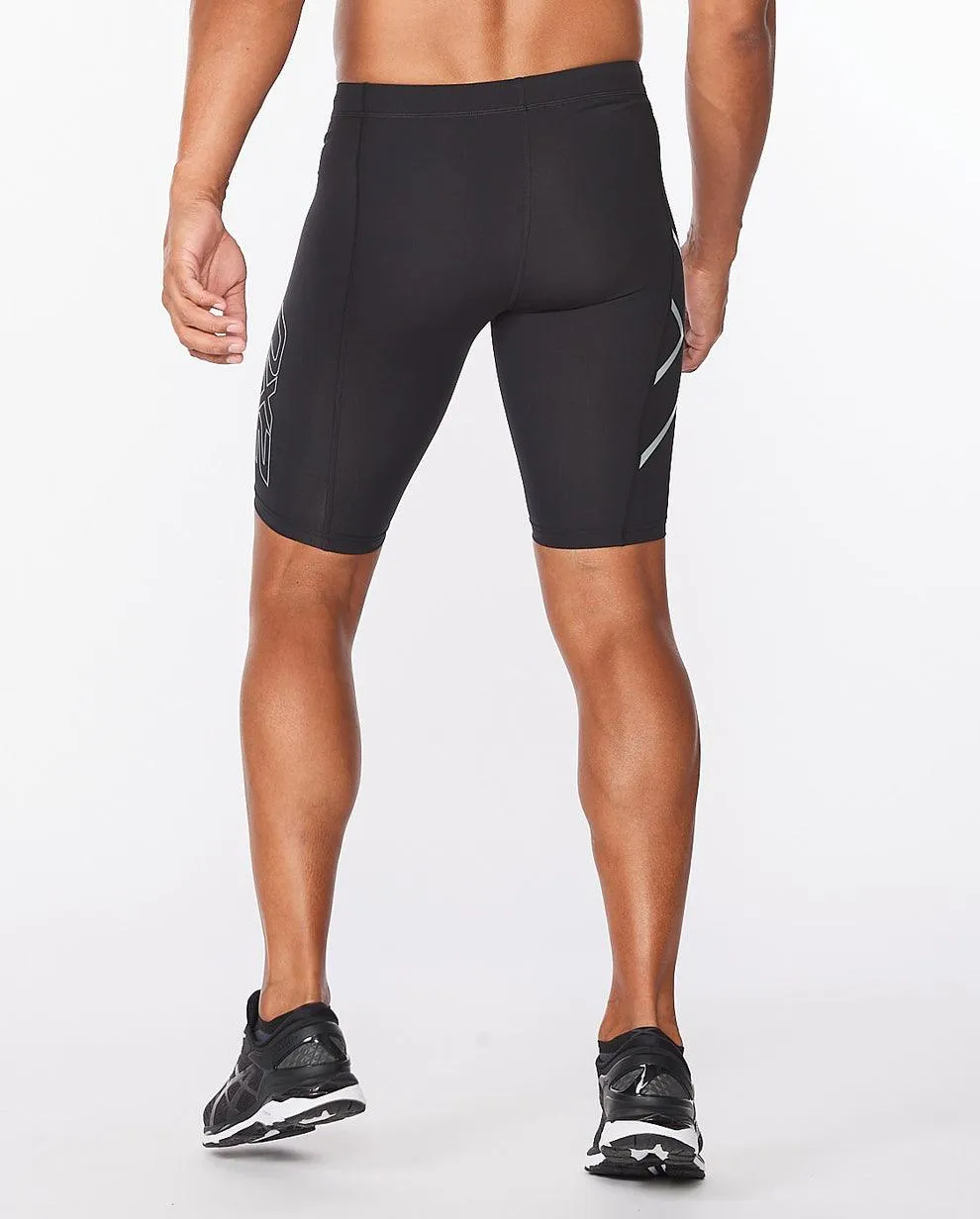 2XU Core Men's Compression Shorts (Black/Silver)