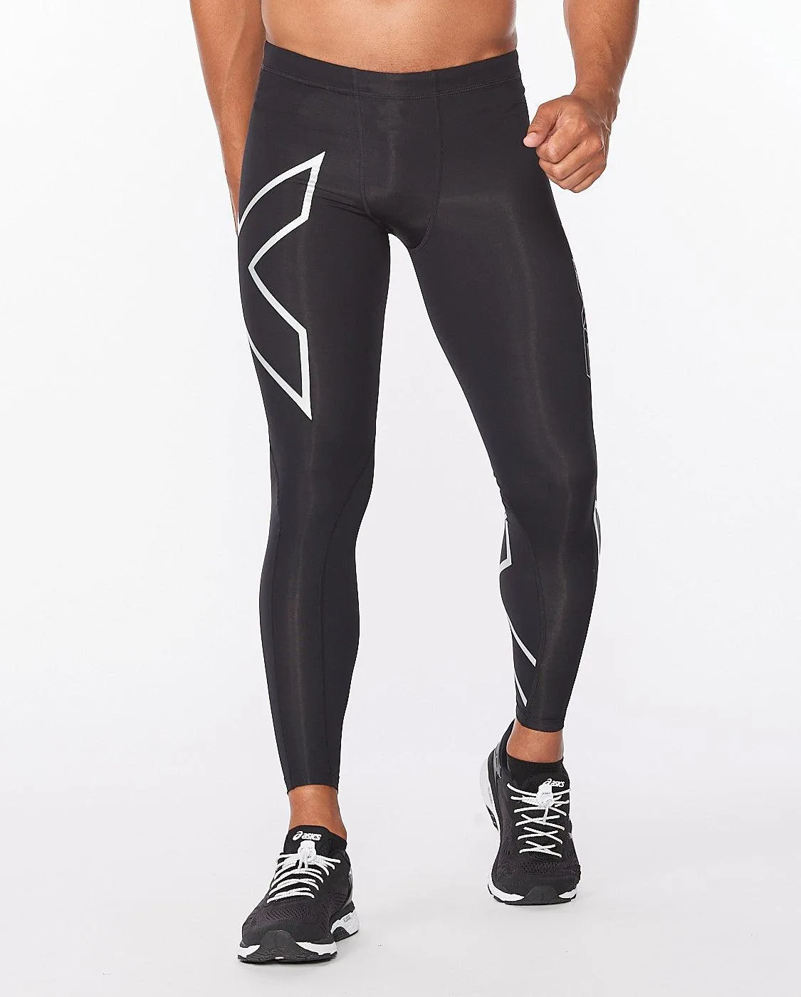 2XU Core Men's Compression Tights (Black/Silver)