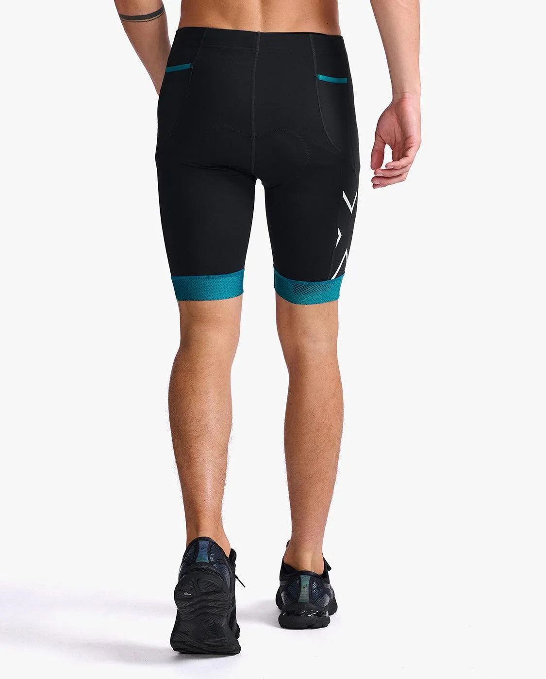 2XU Core Men's Triathlon Short (Black/Jade)