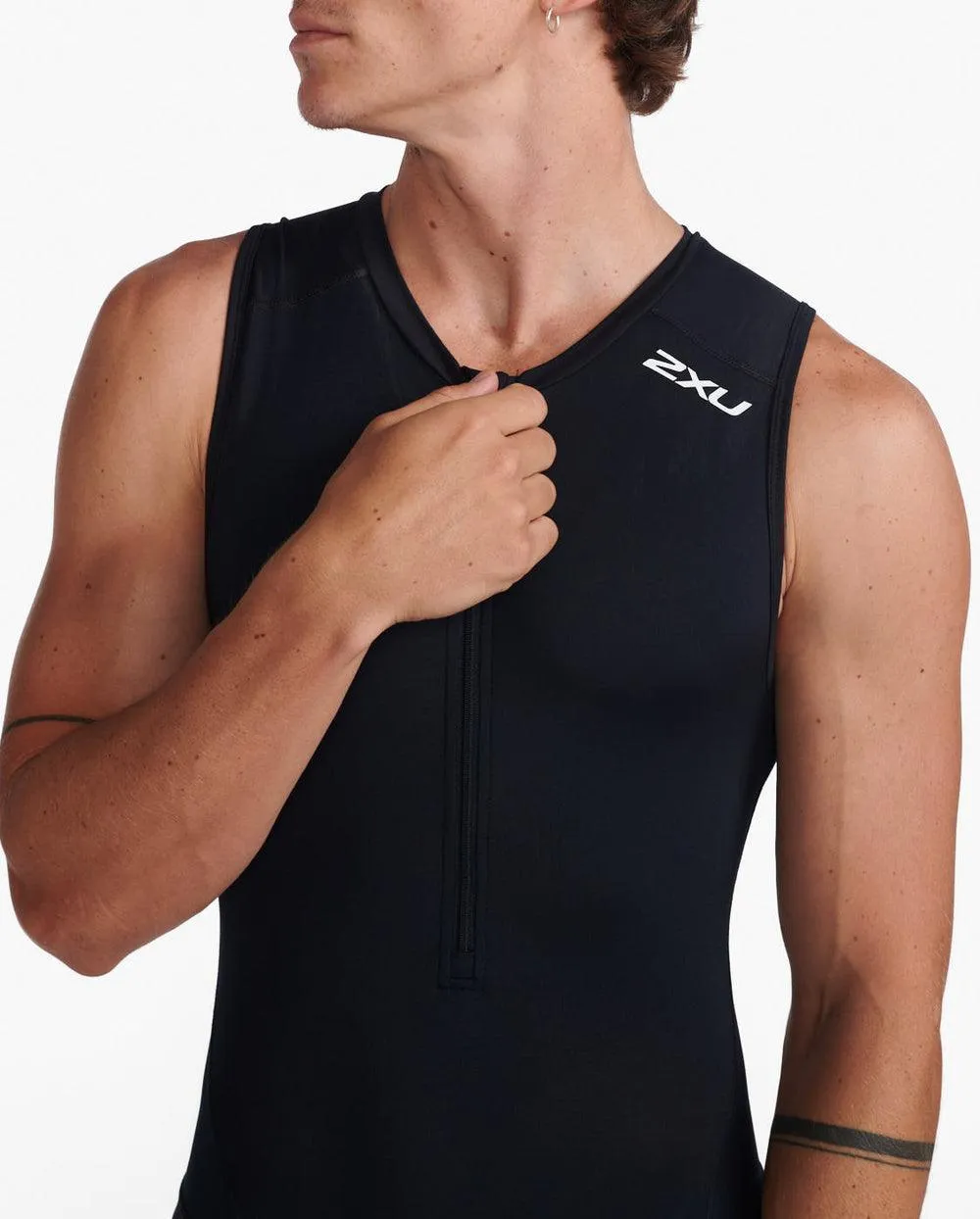 2XU Core Men's Triathlon Suit (Black/White)