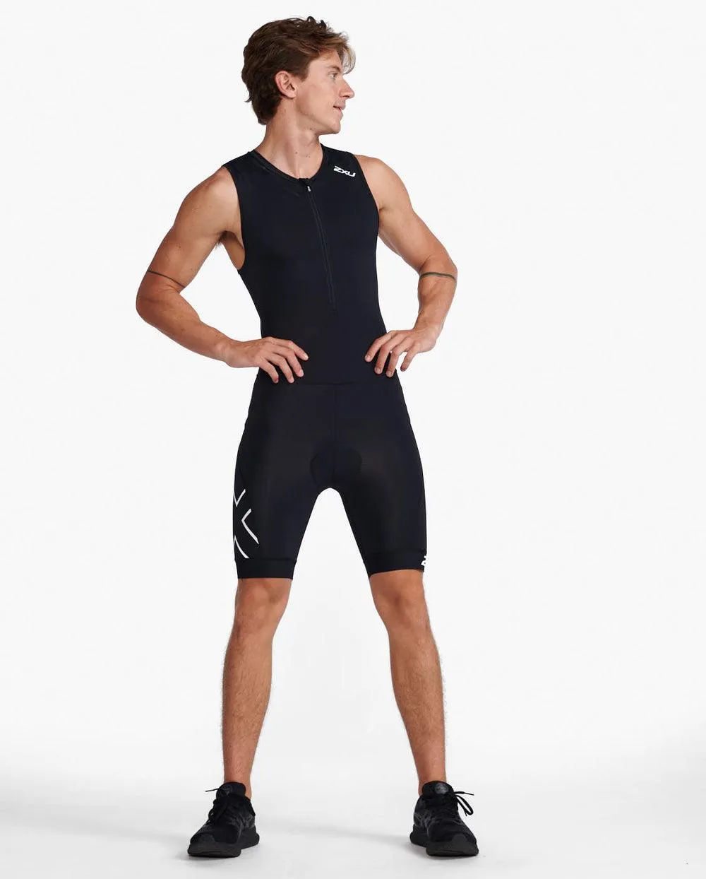 2XU Core Men's Triathlon Suit (Black/White)