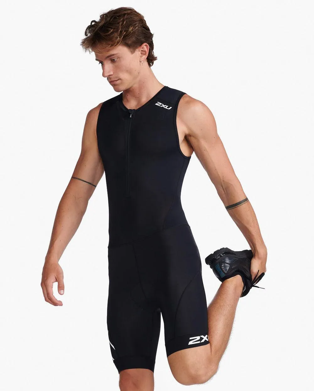 2XU Core Men's Triathlon Suit (Black/White)