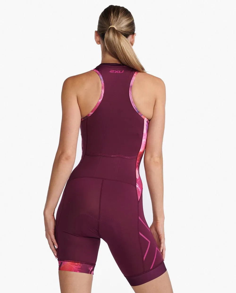 2XU Core Women's Triathlon Suit (Mulberry/Festival)