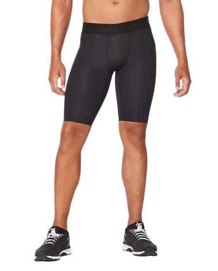 2XU Force Men's Compression Shorts (Black/Gold)
