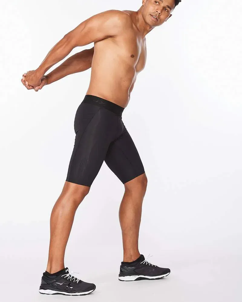 2XU Force Men's Compression Shorts (Black/Gold)