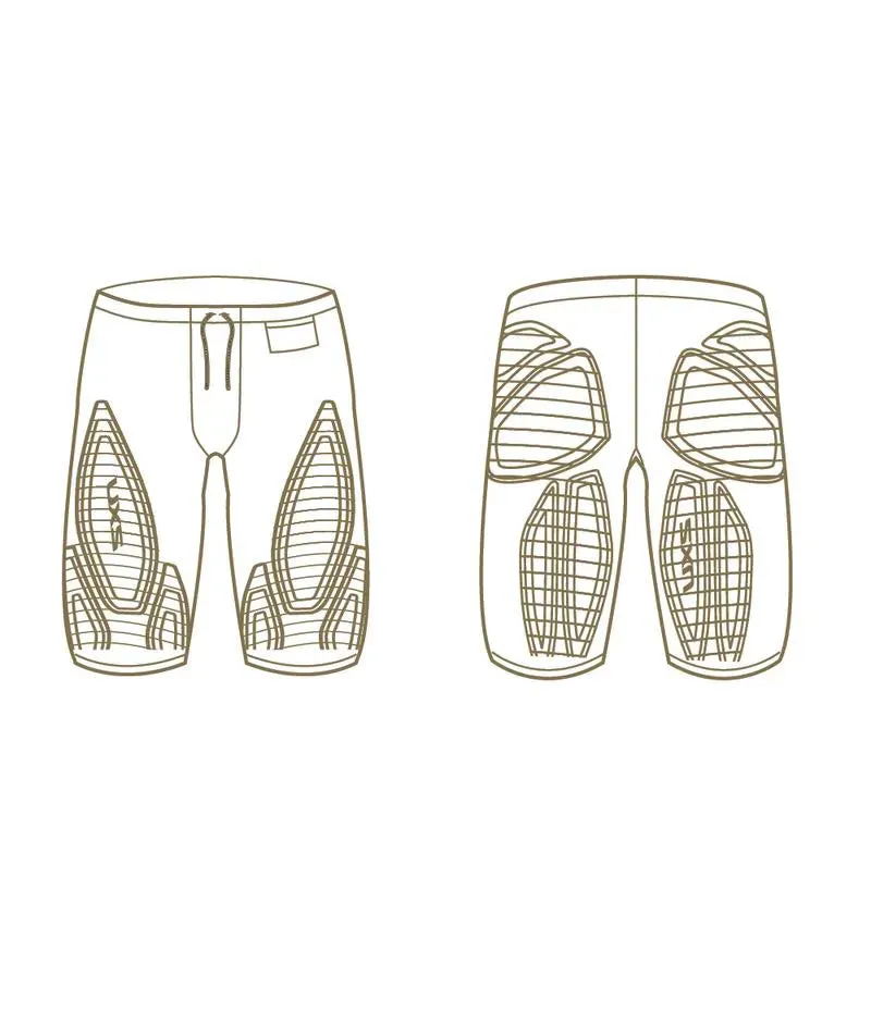 2XU Force Men's Compression Shorts (Black/Gold)