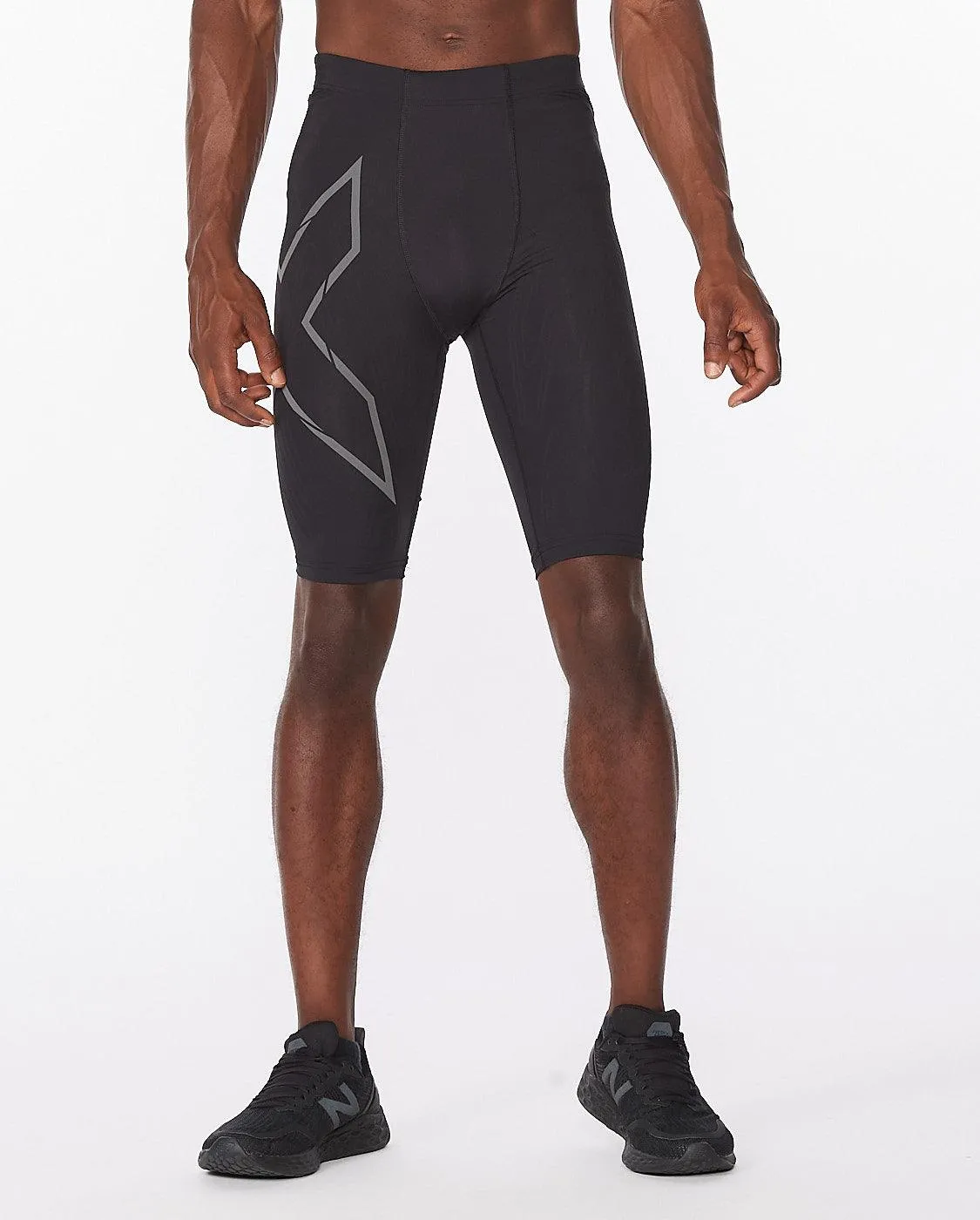 2XU Light Speed Men's Compression Shorts (Black/Black Reflective)