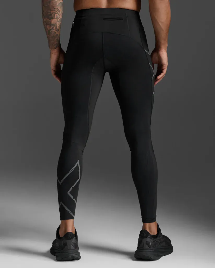 2XU Light Speed Men's Compression Tights (Black/Black Reflective)