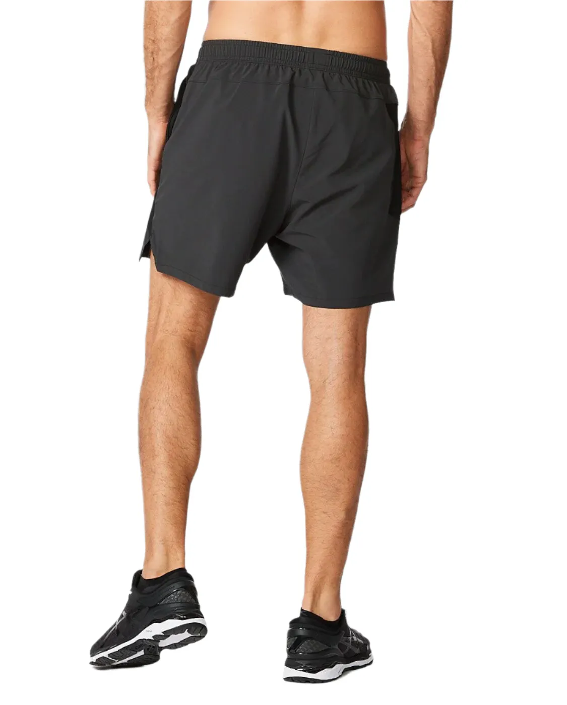2XU Motion 6 Inch Men's Running Shorts (Black/Black)