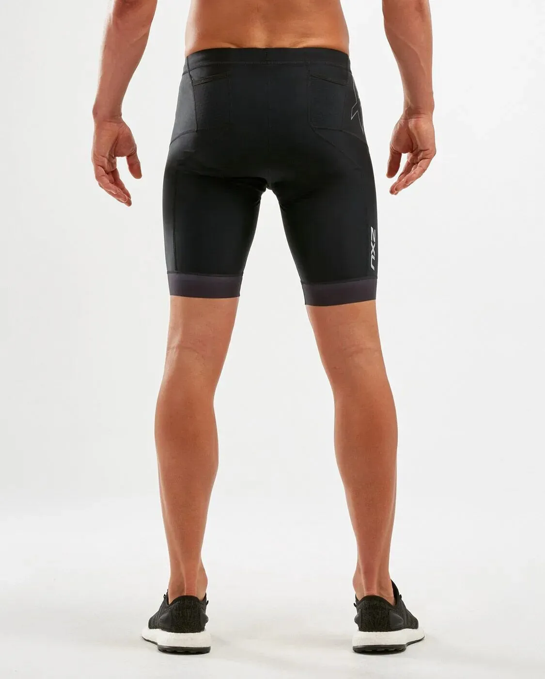 2XU Perform 9 Inch Men's Triathlon Shorts (Black/Black)