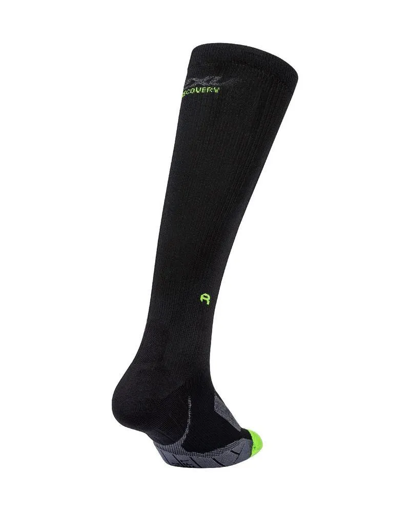 2XU Recovery Unisex Compression Socks (Black/Grey)