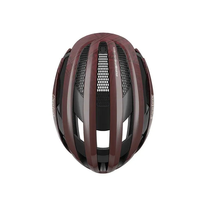Abus Airbreaker Eroica Road Cycling Helmet (Chianti Red)