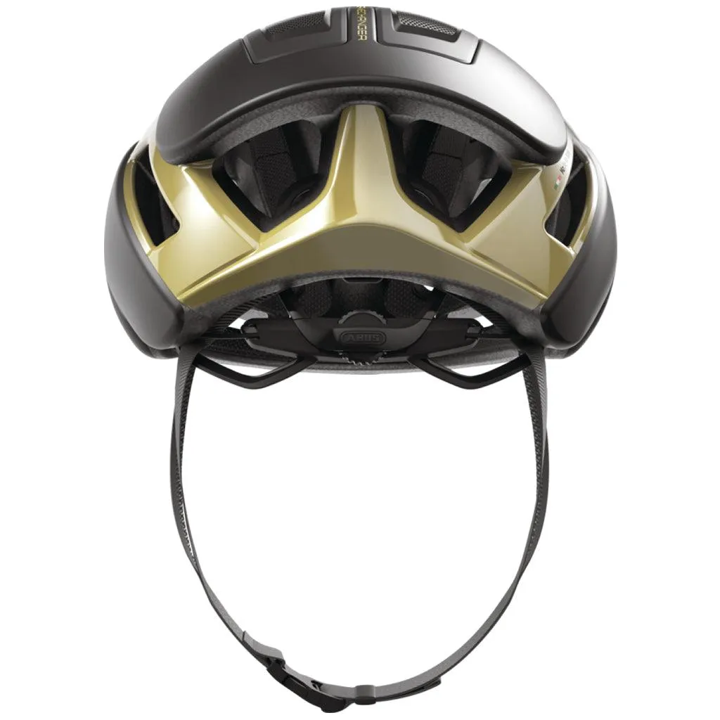 Abus Gamechanger 2.0 Aero Road Cycling Helmet (Black/Gold)