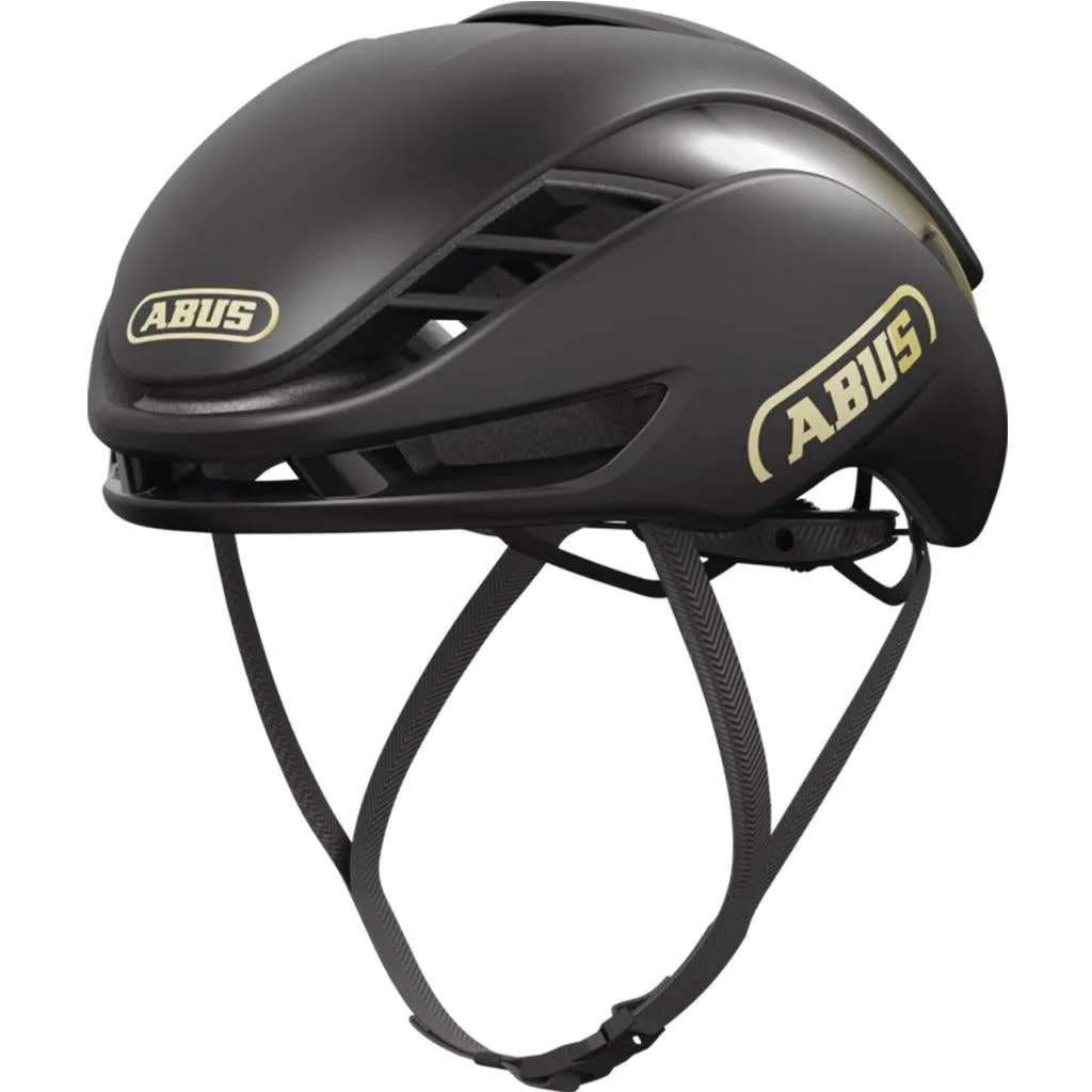 Abus Gamechanger 2.0 Aero Road Cycling Helmet (Black/Gold)