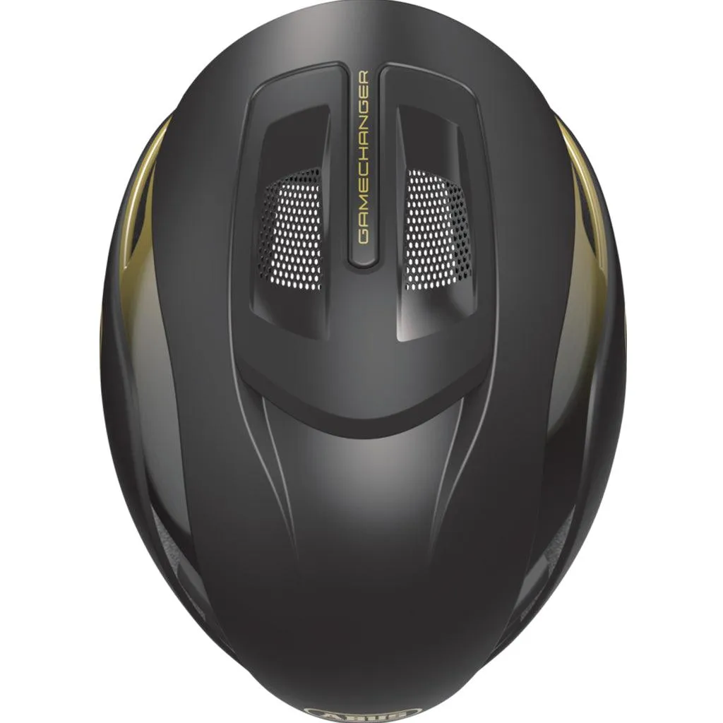 Abus Gamechanger 2.0 Aero Road Cycling Helmet (Black/Gold)