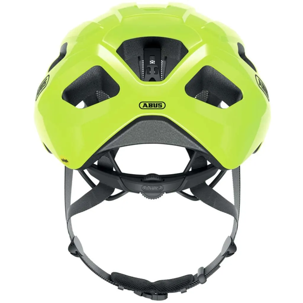 Abus Macator MIPS Road Cycling Helmet (Signal Yellow)