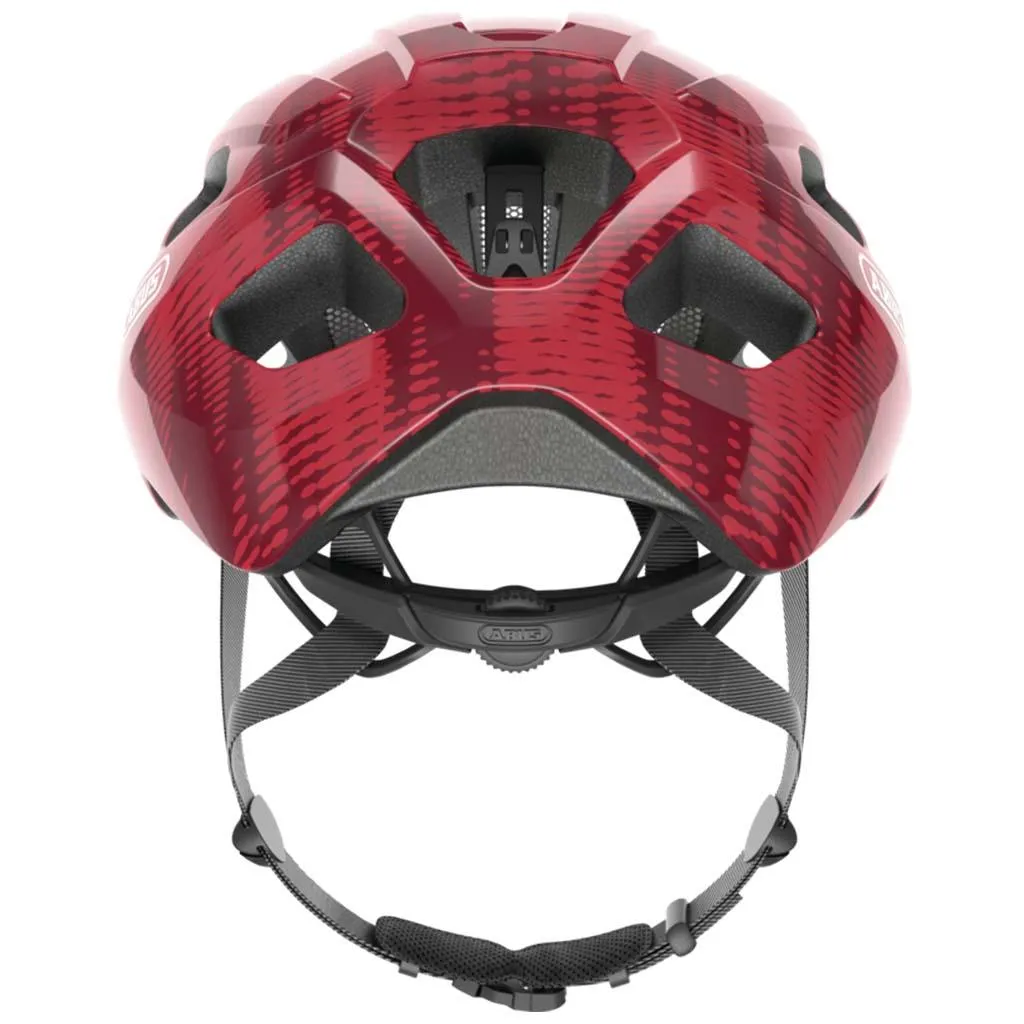 Abus Macator Road Cycling Helmet (Bordeaux Red)
