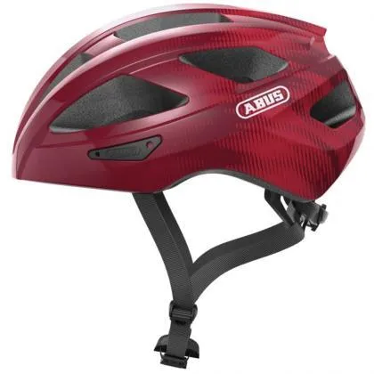 Abus Macator Road Cycling Helmet (Bordeaux Red)