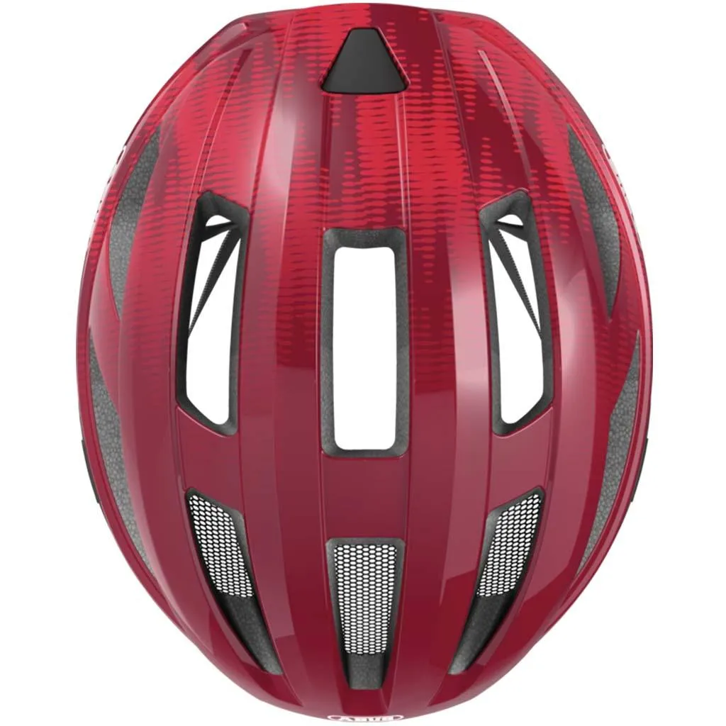 Abus Macator Road Cycling Helmet (Bordeaux Red)
