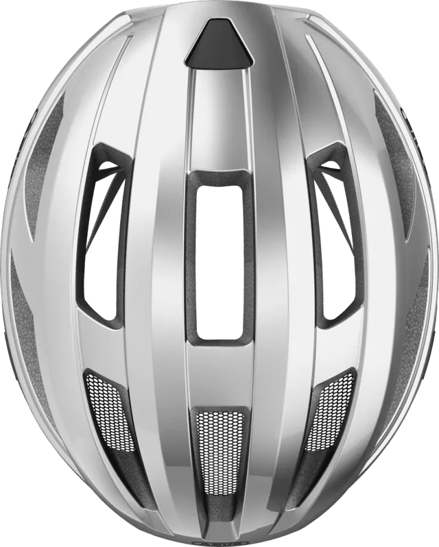 Abus Macator Road Cycling Helmet (Gleam Silver)