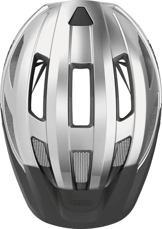 Abus Macator Road Cycling Helmet (Gleam Silver)