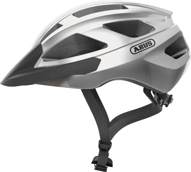 Abus Macator Road Cycling Helmet (Gleam Silver)