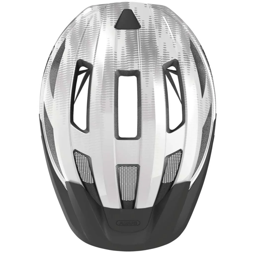 Abus Macator Road Cycling Helmet (White Silver)