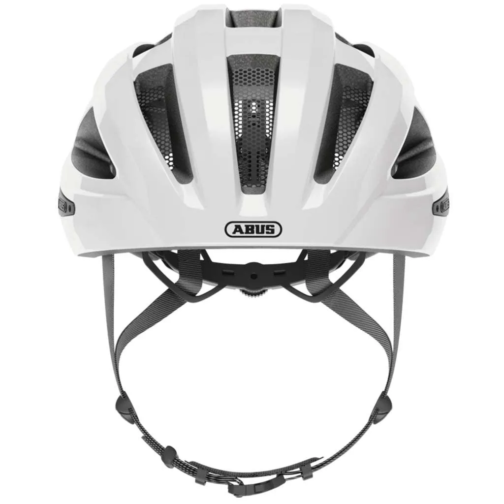 Abus Macator Road Cycling Helmet (White Silver)