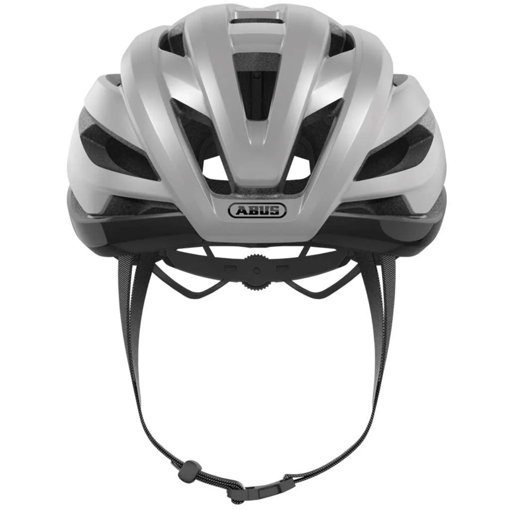 Abus Stormchaser Road Cycling Helmet (Gleam Silver)