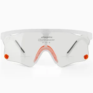 Alba Optics Delta Ultra Glasses - Wht Vzum F Lens Rkt 