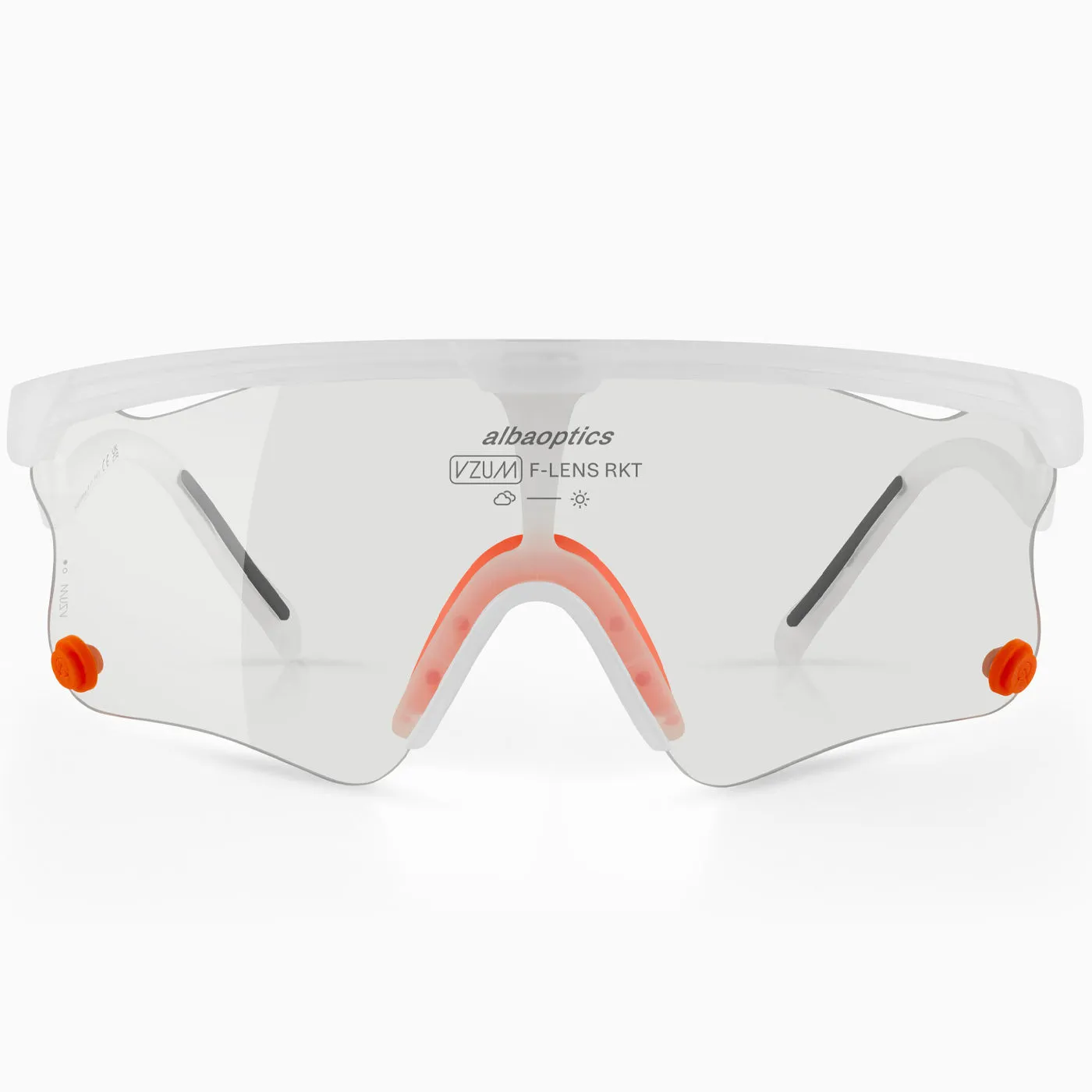 Alba Optics Delta Ultra Glasses - Wht Vzum F Lens Rkt 