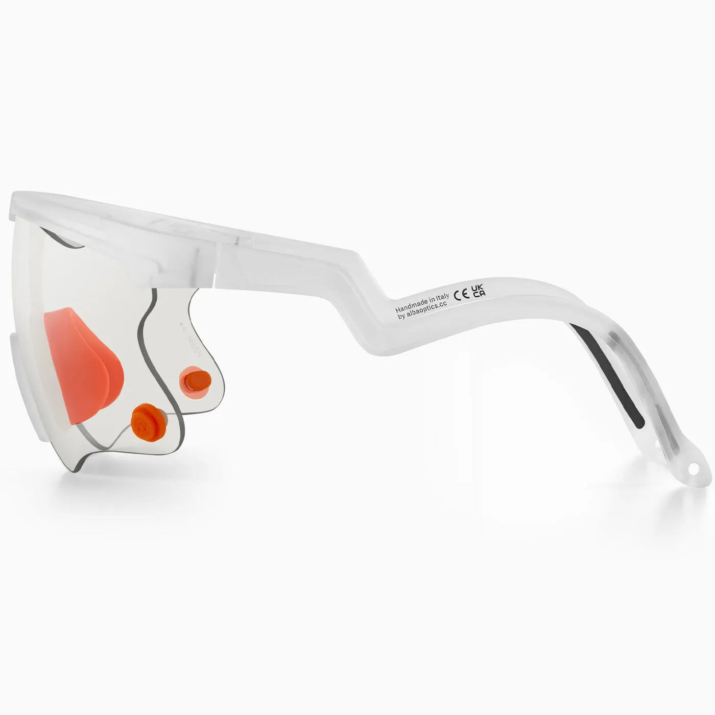 Alba Optics Delta Ultra Glasses - Wht Vzum F Lens Rkt 