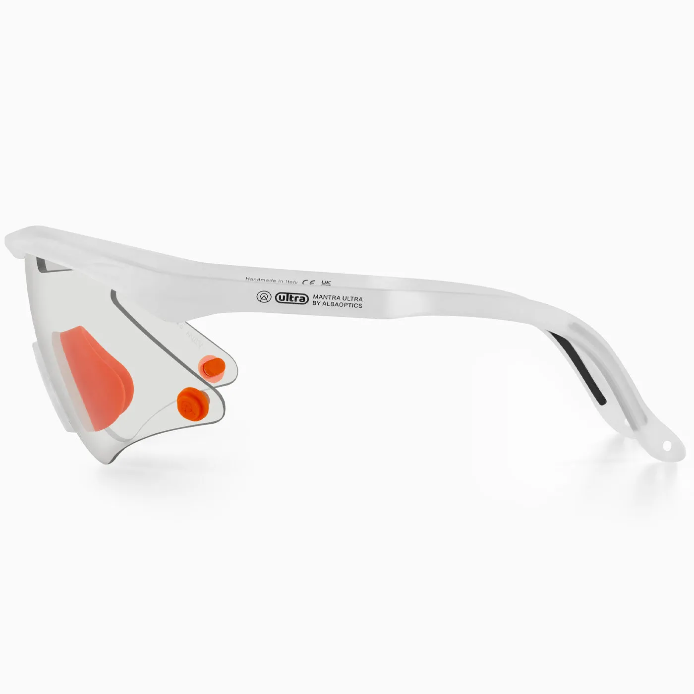 Alba Optics Mantra Ultra Glasses - Wht Vzum F Lens Rkt