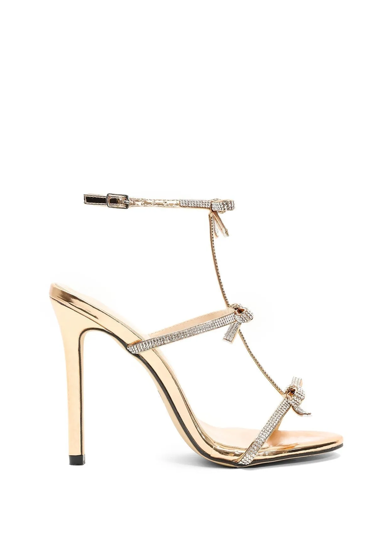 Aliaya Diamante Buckle Stiletto Sandals Gloria Lanvin