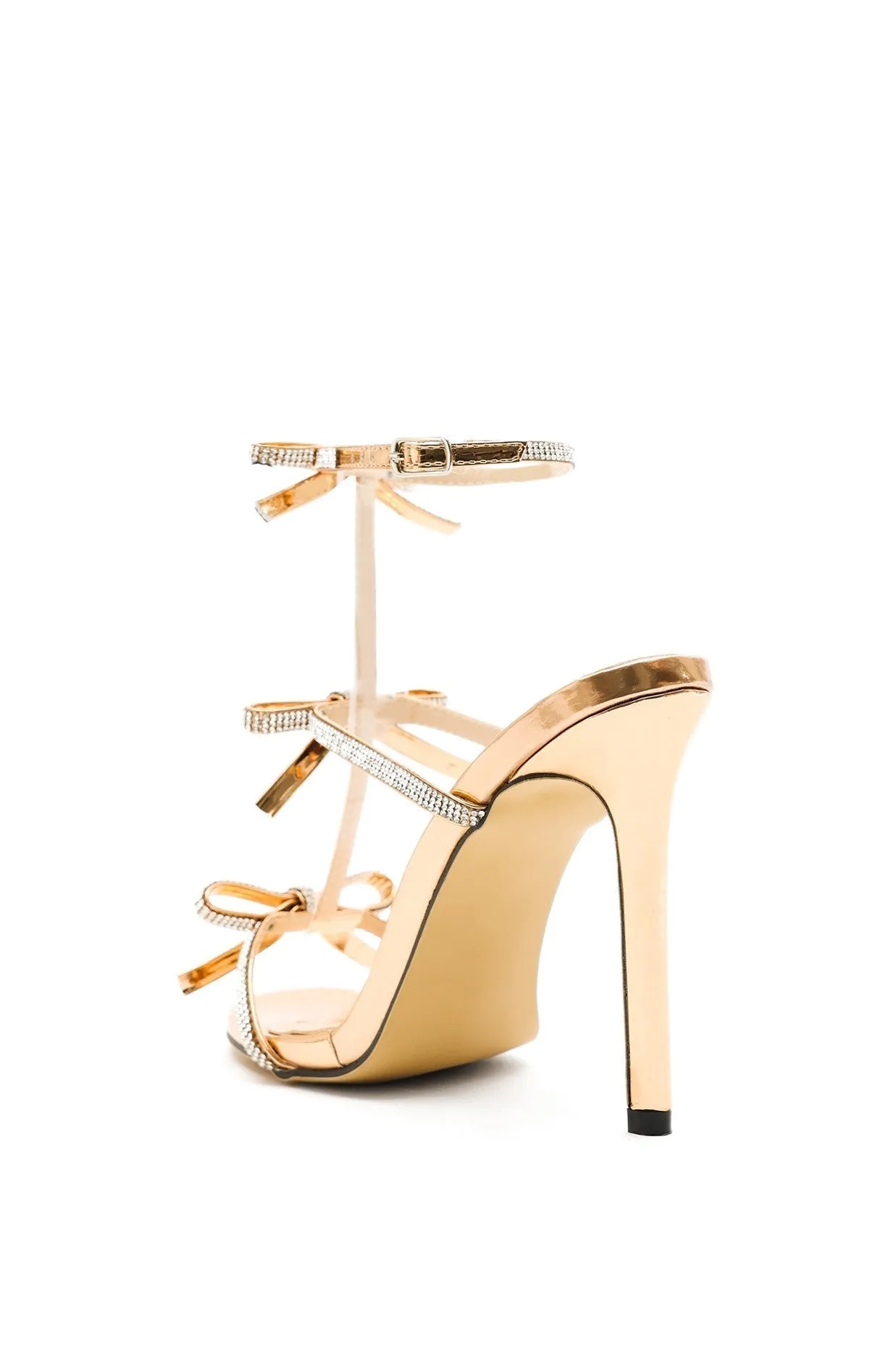 Aliaya Diamante Buckle Stiletto Sandals Gloria Lanvin