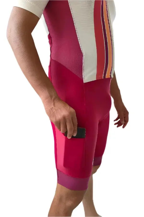 Apace Butterfly Men's Triathlon Suit (Ruby)