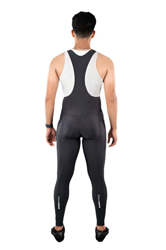 Apace Gel Padded Men's Cycling Bib Full Tights (Nightrider)