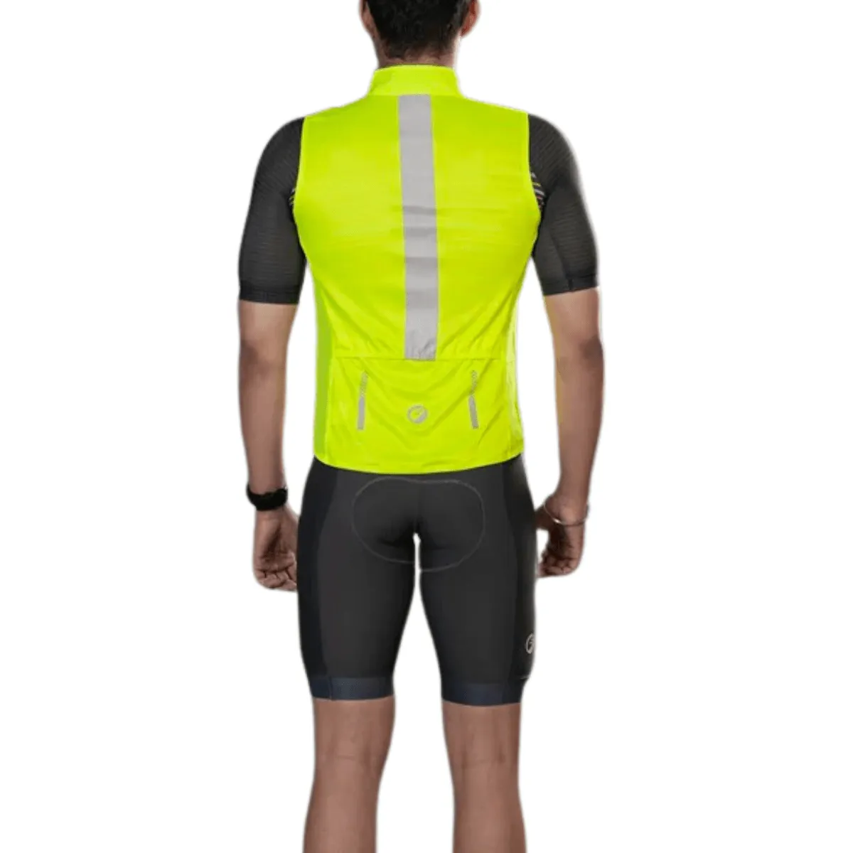 Apace Gilet Unisex Sleeveless Cycling Jacket (Neon)